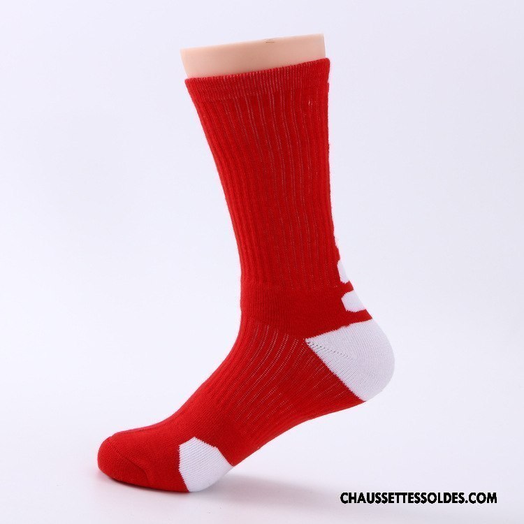 Chaussettes Longues Homme Coton Bio Haute Milieu Absorber La Sueur Cushioning Serviette Bleu