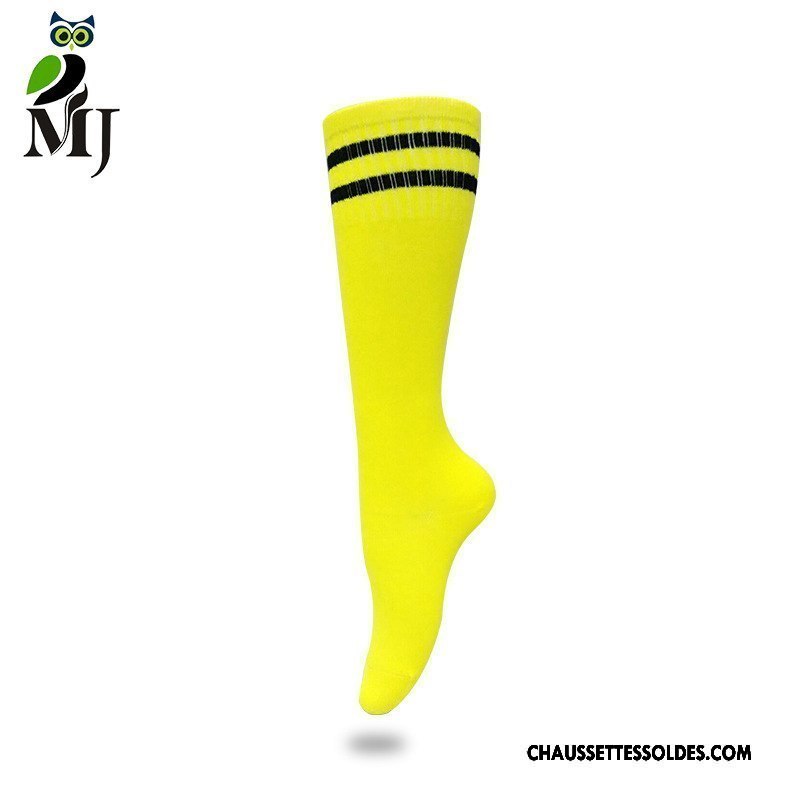 Chaussettes Longues Homme Enfant Mouvement Serviette Élastique Porter Rouge