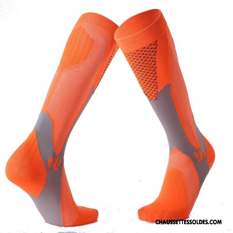 Chaussettes Longues Homme Femme Running Mouvement Adulte De Plein Air Blanc