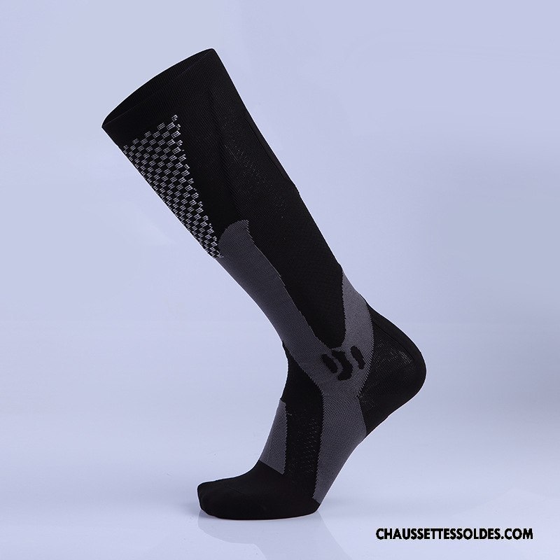 Chaussettes Longues Homme Femme Running Mouvement Adulte De Plein Air Blanc