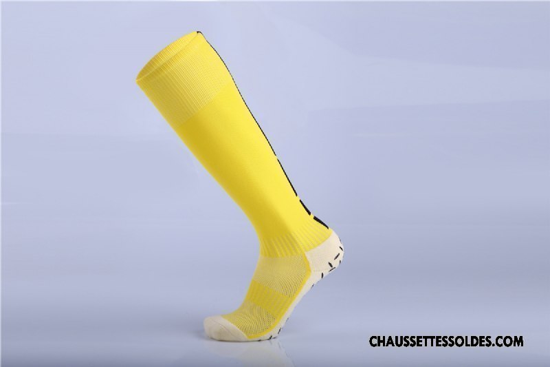 Chaussettes Longues Homme Haute Respirant Absorber La Sueur Mouvement Antidérapant Anti-odeur Noir