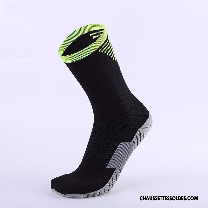 Chaussettes Longues Homme Le Nouveau Milieu Antidérapant Basket Mouvement Respirant Noir