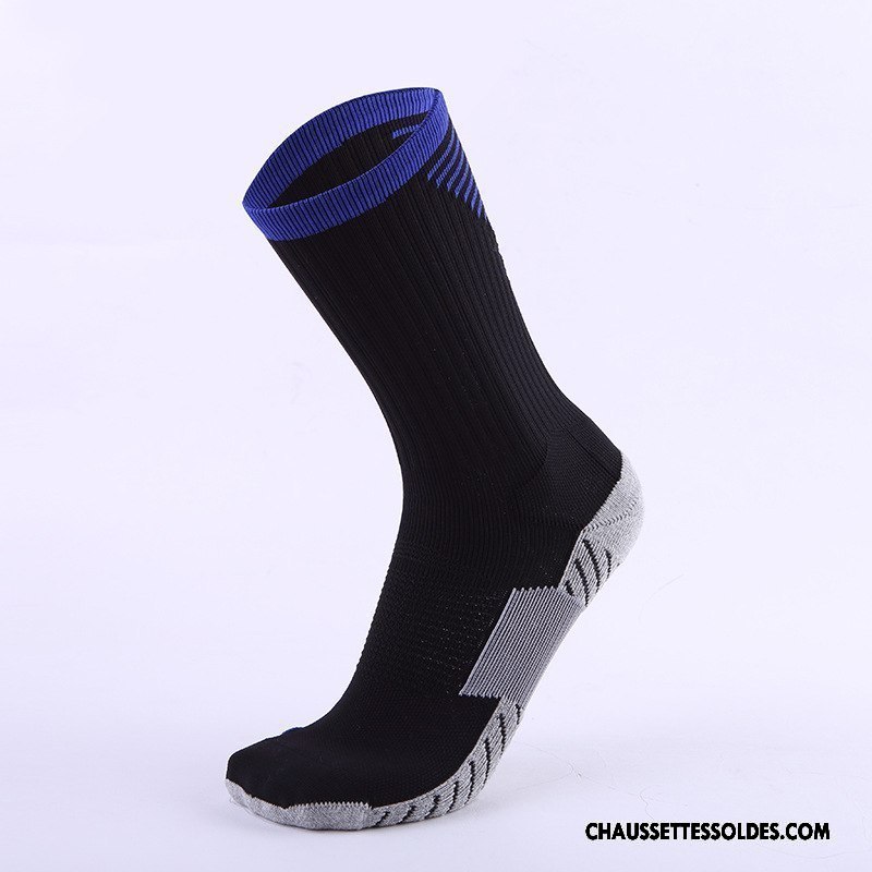 Chaussettes Longues Homme Le Nouveau Milieu Antidérapant Basket Mouvement Respirant Noir