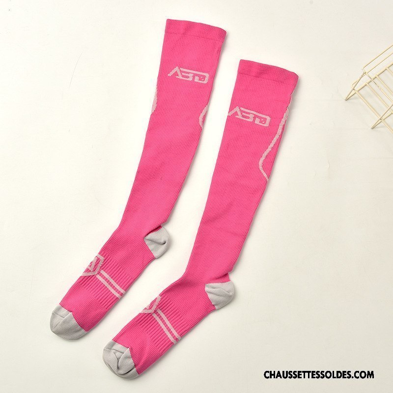 Chaussettes Longues Homme Le Nouveau Élasticité Mouvement Séchage Rapide Anti-off Noir