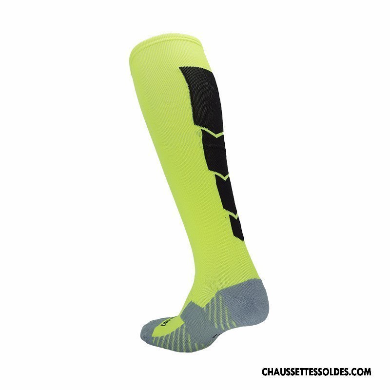 Chaussettes Longues Homme Long Stock Entraînement Métier Toutes Les Saisons Serviette Équitation Jaune