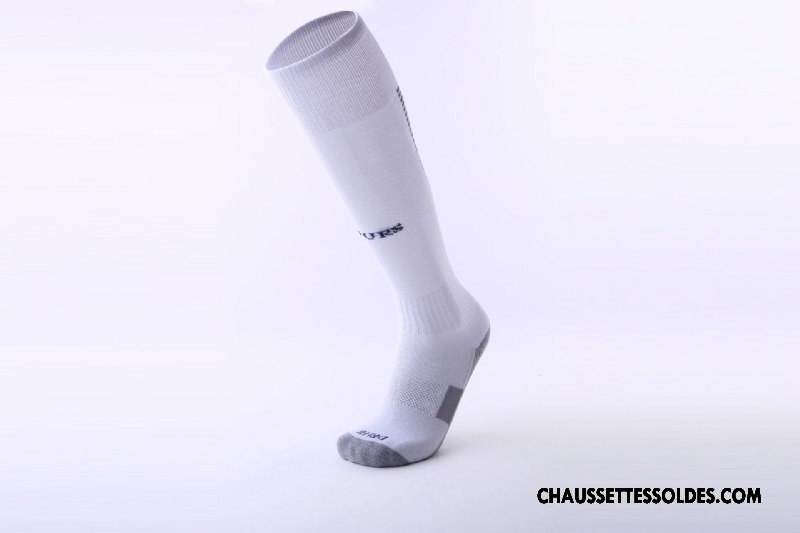 Chaussettes Longues Homme Long Stock Serviette Absorber La Sueur Renforcé Porter Mouvement Blanc