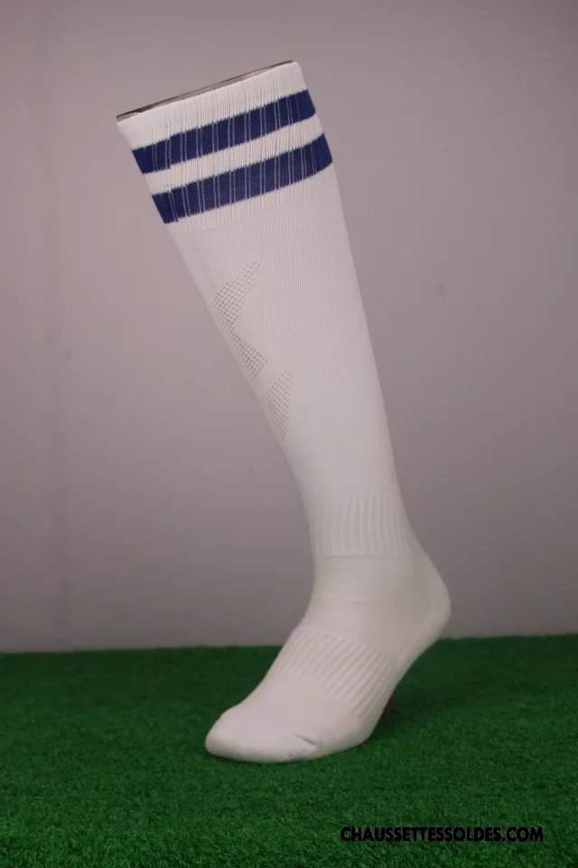 Chaussettes Longues Homme Mouvement Adulte Antidérapant Enfant Serviette Long Stock Blanc