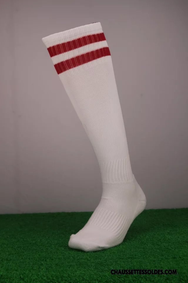 Chaussettes Longues Homme Mouvement Adulte Antidérapant Enfant Serviette Long Stock Blanc
