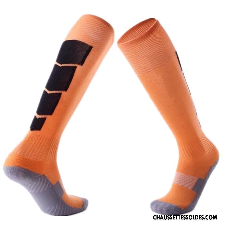 Chaussettes Longues Homme Mouvement Cushioning Antidérapant Long Stock Anti-odeur Haute Jaune