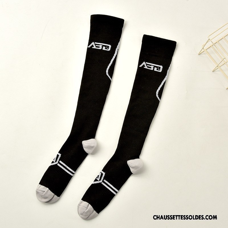 Chaussettes Longues Homme Mouvement Décompression Élasticité Réseau Jaune