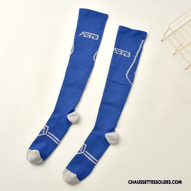 Chaussettes Longues Homme Mouvement Décompression Élasticité Réseau Jaune