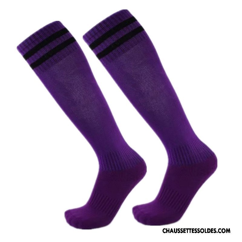 Chaussettes Longues Homme Mouvement Haute Matelassé Serviette Antidérapant Adulte Vert
