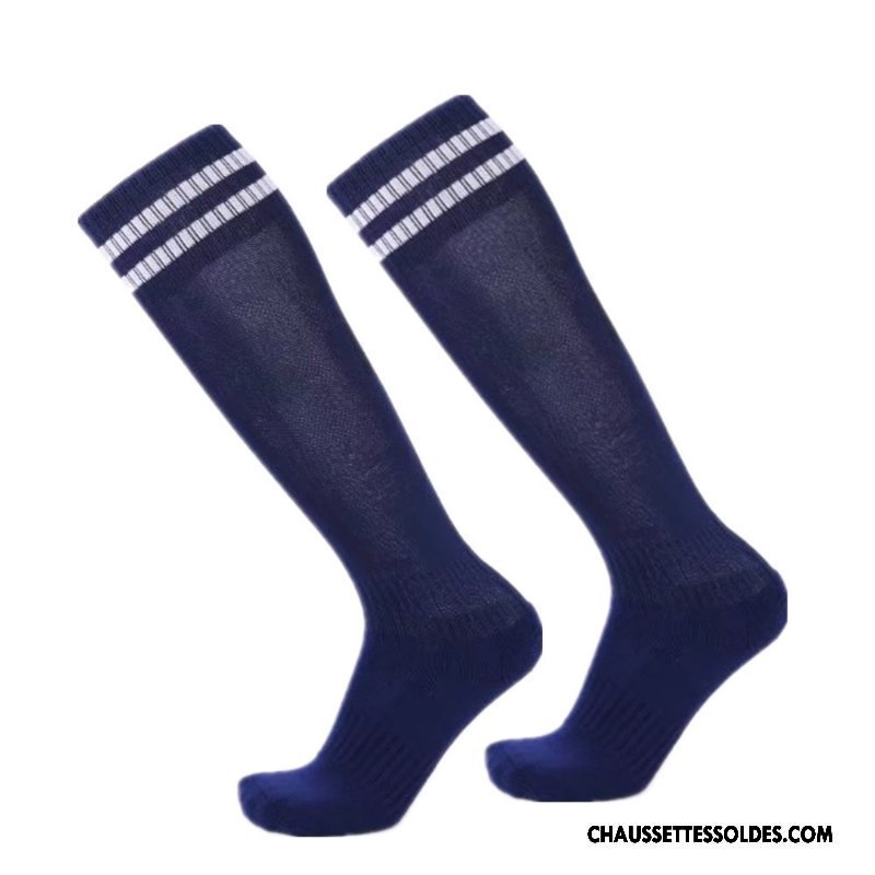 Chaussettes Longues Homme Mouvement Haute Matelassé Serviette Antidérapant Adulte Vert