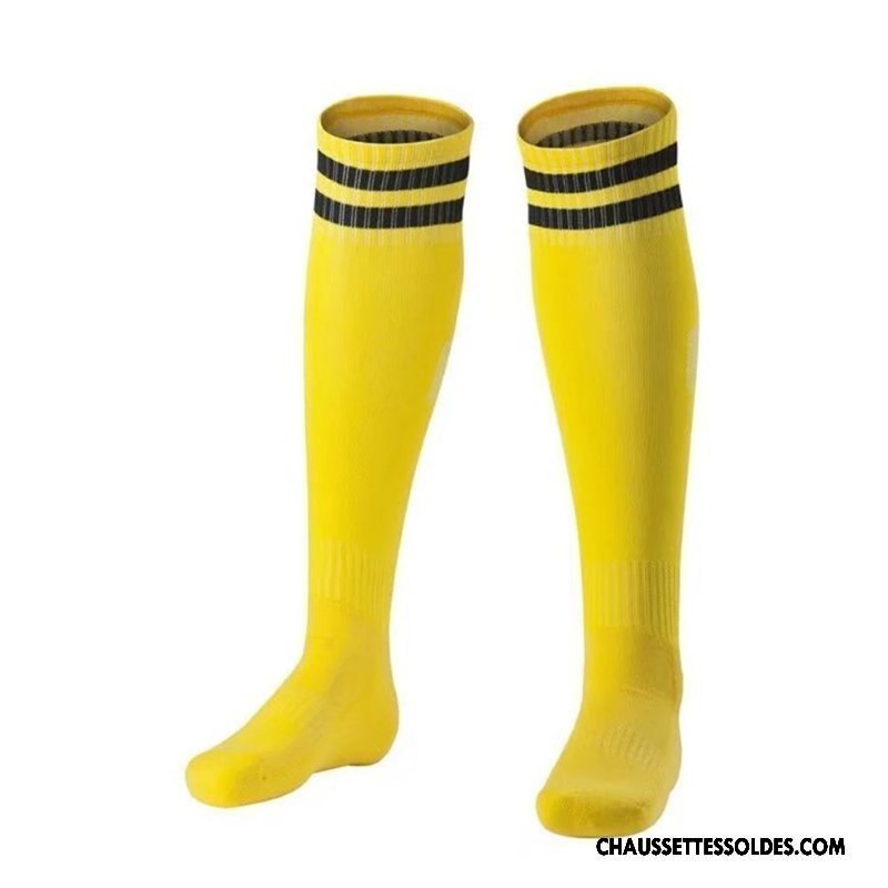 Chaussettes Longues Homme Mouvement Haute Matelassé Serviette Antidérapant Adulte Vert