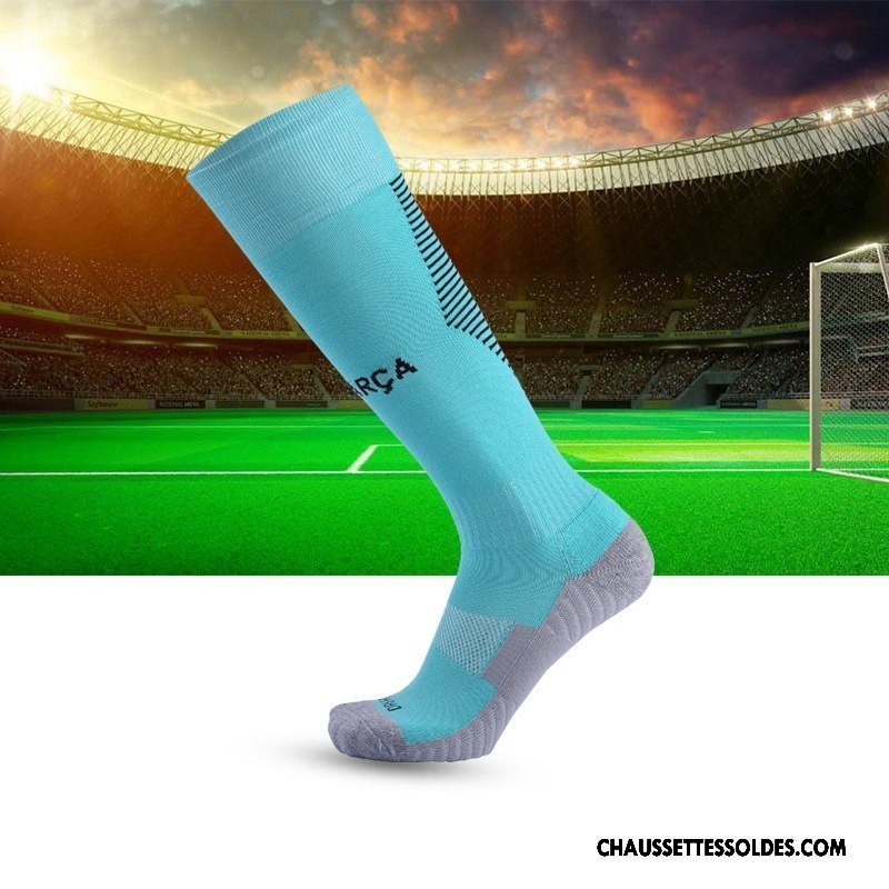 Chaussettes Longues Homme Mouvement Serviette Antidérapant Long Stock Renforcé Absorber La Sueur Bleu Marin