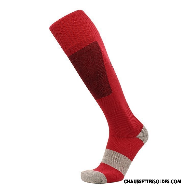 Chaussettes Longues Homme Mouvement Serviette Antidérapant Noir