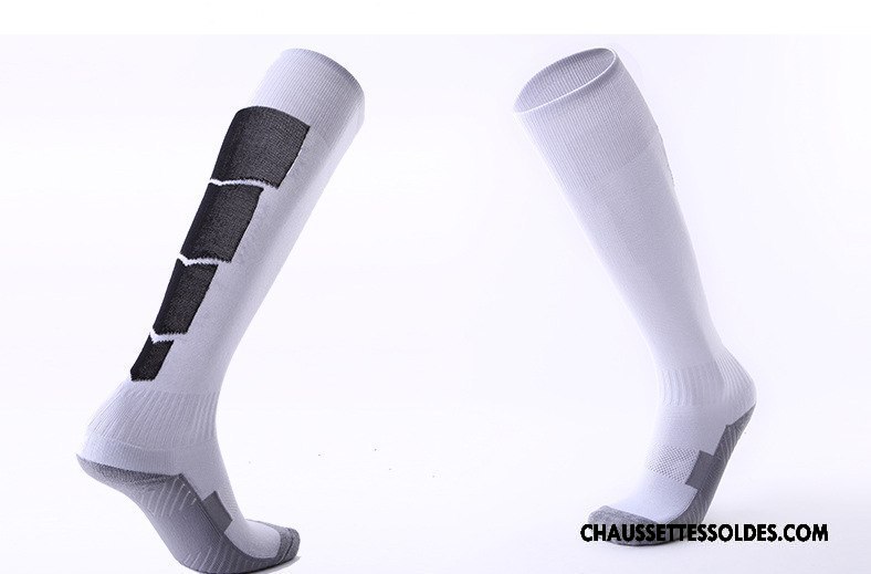 Chaussettes Longues Homme Porter Antidérapant Serviette Renforcé Mouvement Absorber La Sueur Rouge