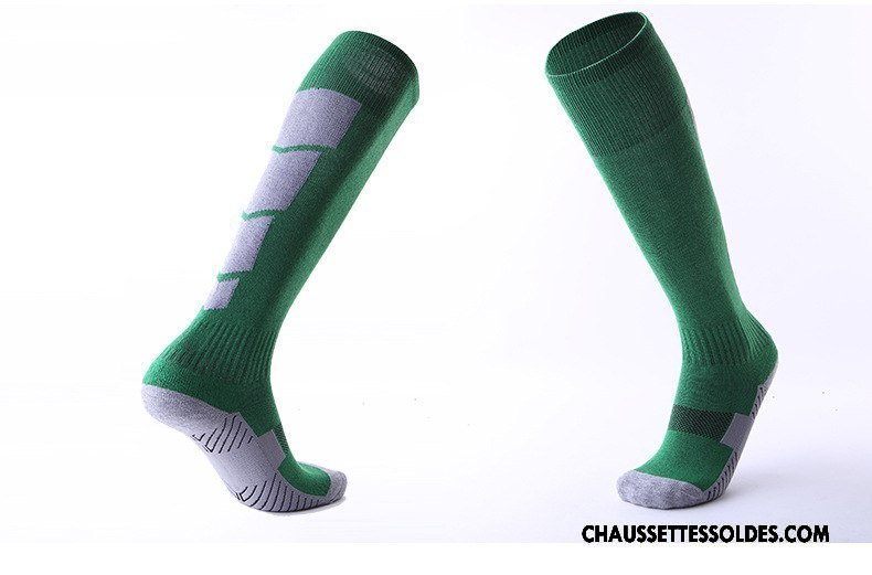 Chaussettes Longues Homme Porter Antidérapant Serviette Renforcé Mouvement Absorber La Sueur Rouge