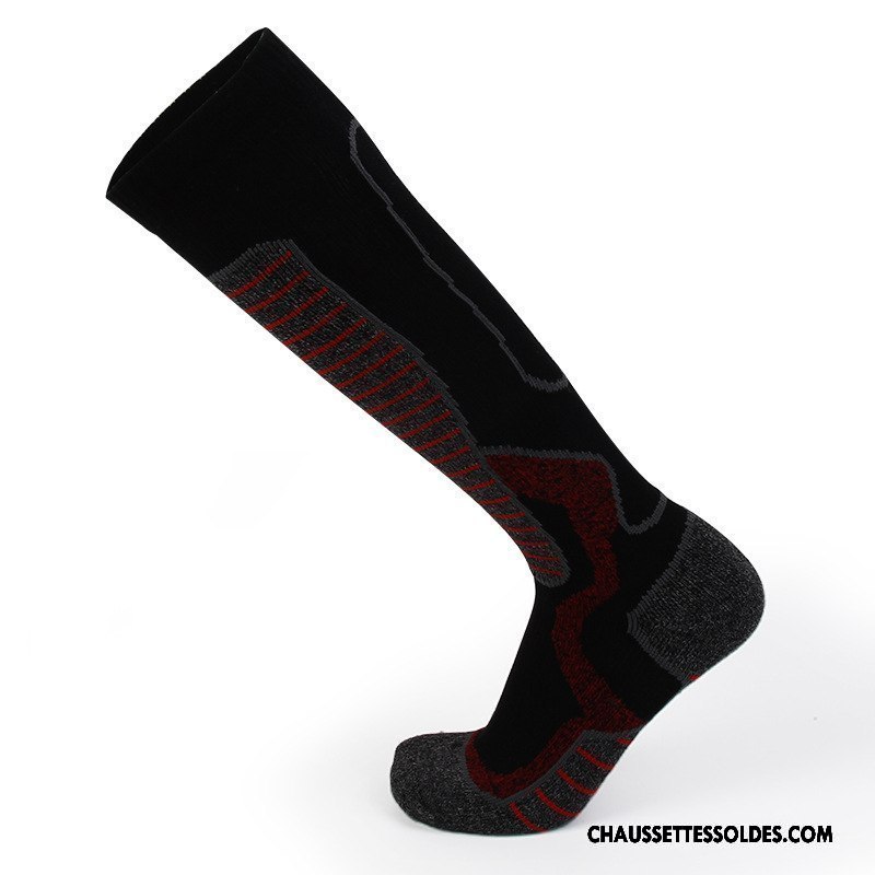 Chaussettes Longues Homme Porter Mouvement Confortable Coton Ski Terry Gris