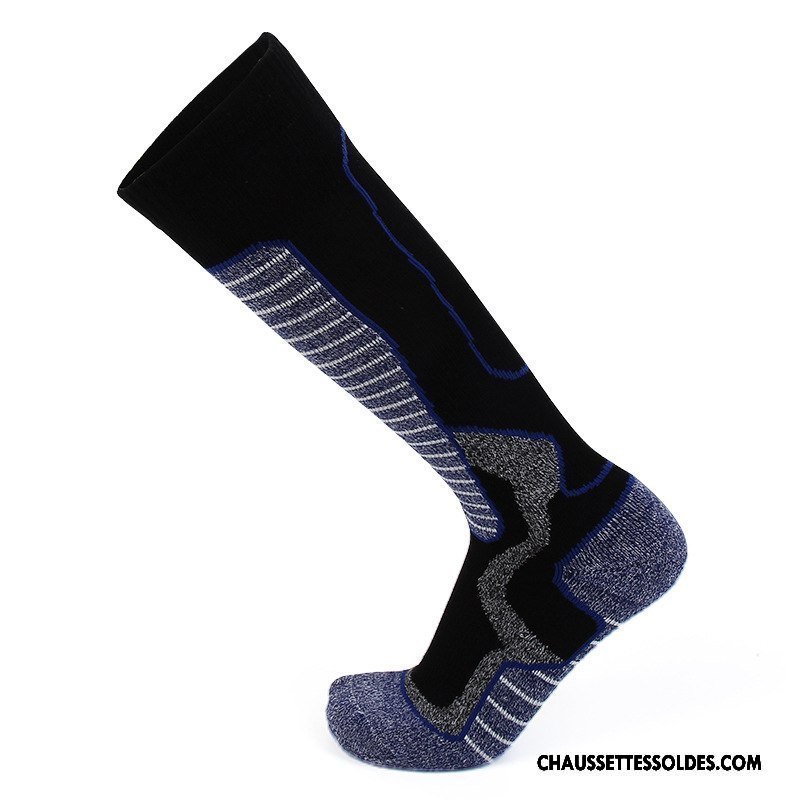 Chaussettes Longues Homme Porter Mouvement Confortable Coton Ski Terry Gris