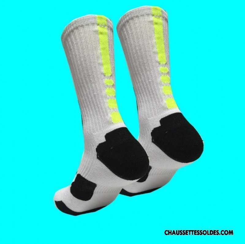 Chaussettes Longues Homme Protection Serviette Renforcé Métier Basket Mouvement Rouge