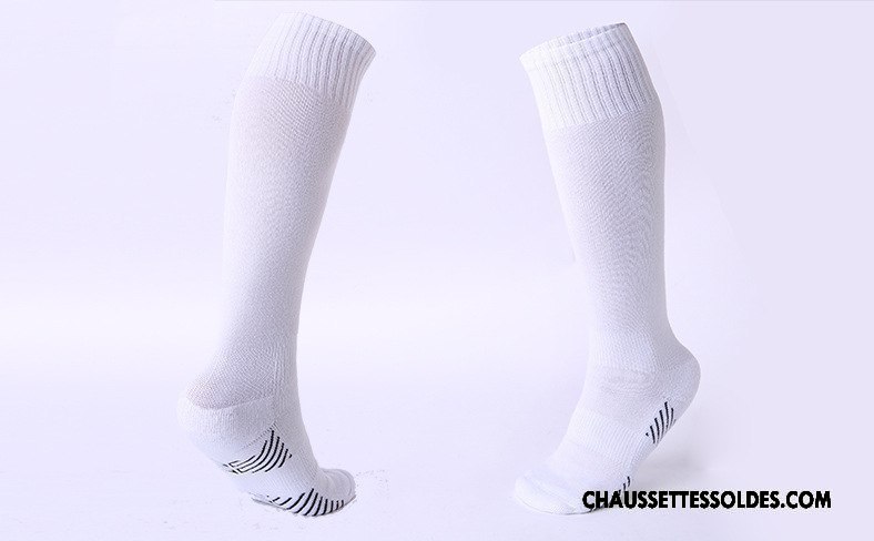 Chaussettes Longues Homme Renforcé Serviette Long Stock Porter Le Nouveau Absorber La Sueur Pure Noir