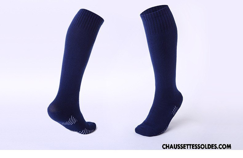 Chaussettes Longues Homme Renforcé Serviette Long Stock Porter Le Nouveau Absorber La Sueur Pure Noir