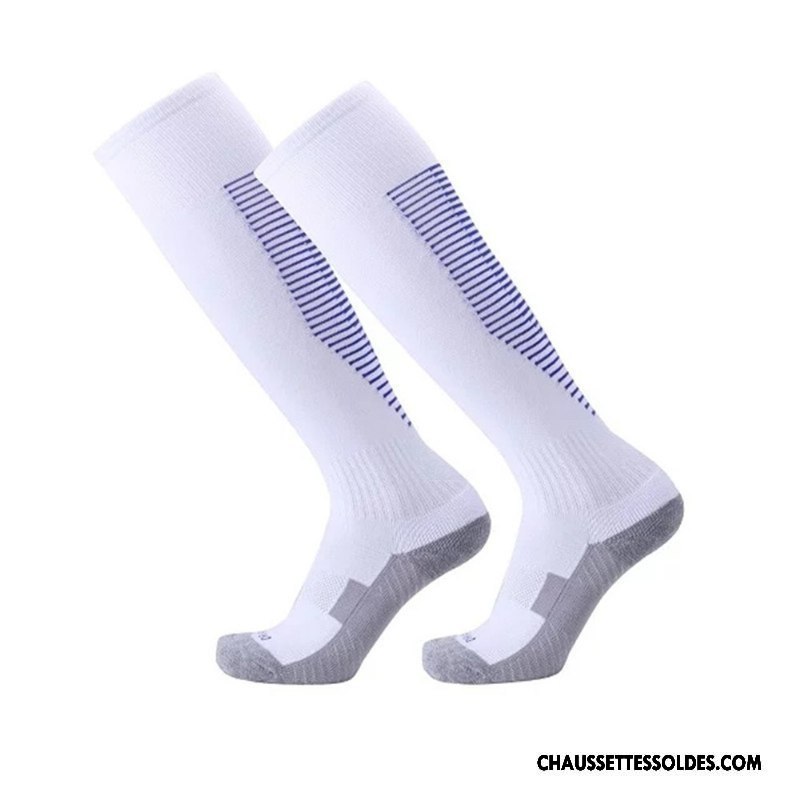 Chaussettes Longues Homme Respirant Adulte Absorber La Sueur Haute Mouvement Long Stock Bleu