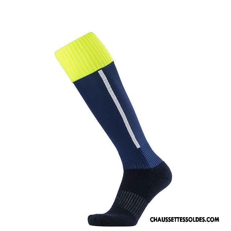 Chaussettes Longues Homme Serviette Antidérapant Mouvement Noir