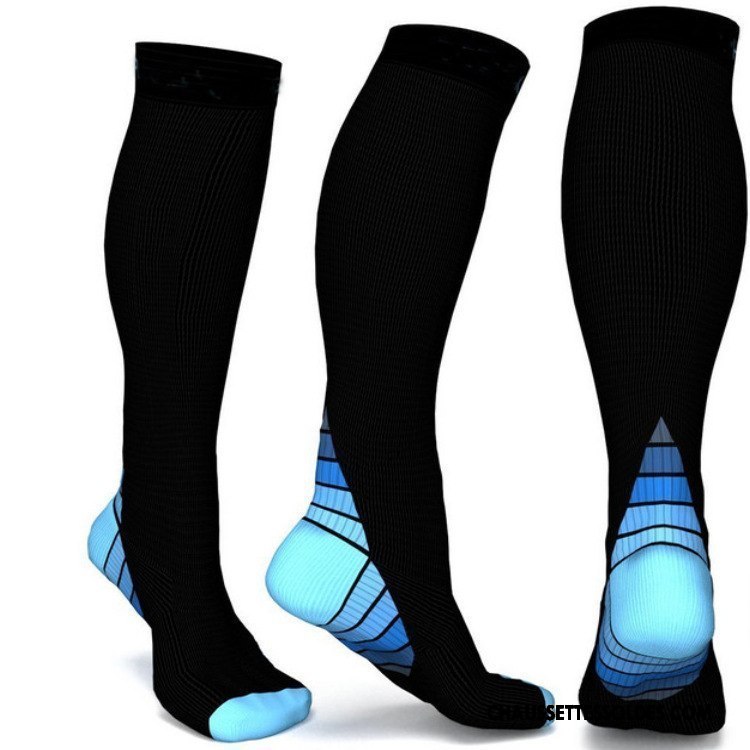 Chaussettes Longues Homme Style Chaud Mouvement De Plein Air Running Noir