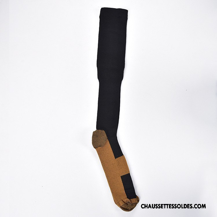 Chaussettes Longues Homme Séchage Rapide Anti-off Mouvement Nylon Le Nouveau Élasticité Noir