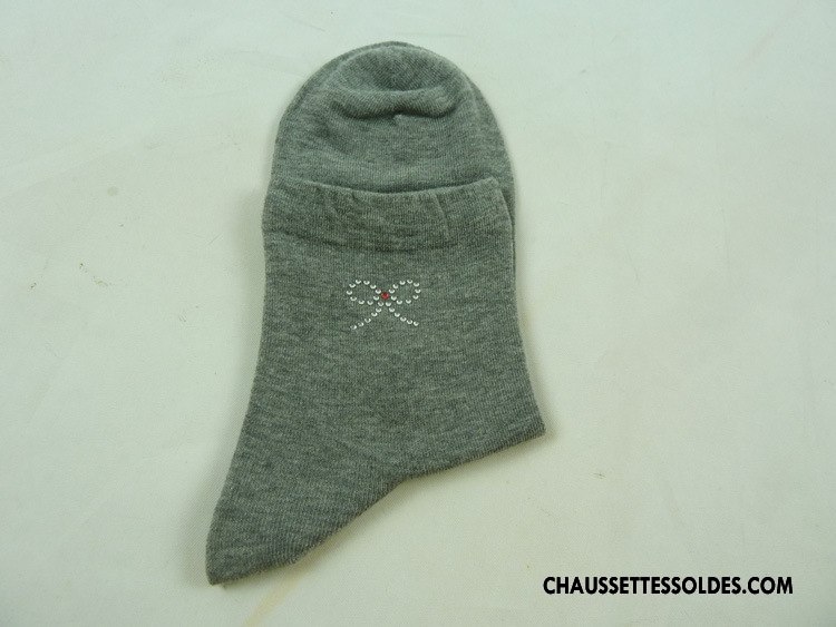 Chaussettes Mi Hautes Femme 100% Coton Clair Anti-odeur Papillon Respirant Absorber La Sueur Jaune