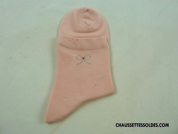 Chaussettes Mi Hautes Femme 100% Coton Clair Anti-odeur Papillon Respirant Absorber La Sueur Jaune