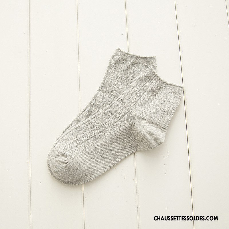 Chaussettes Mi Hautes Femme 100% Coton Milieu Nouvelles Arrivées Pure Rose