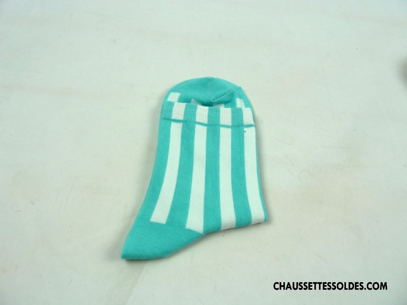Chaussettes Mi Hautes Femme Absorber La Sueur Hiver L'automne Matelassé Casual Chaussettes En Coton Vert