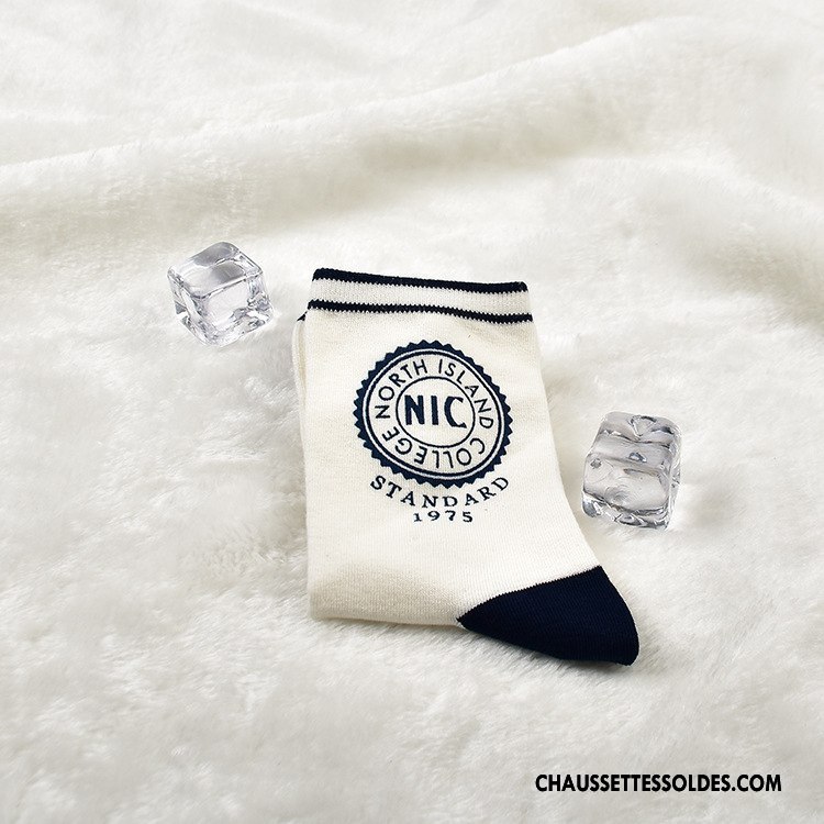 Chaussettes Mi Hautes Femme Animal Milieu Mode Modèle Tous Les Assortis Le Nouveau Gris