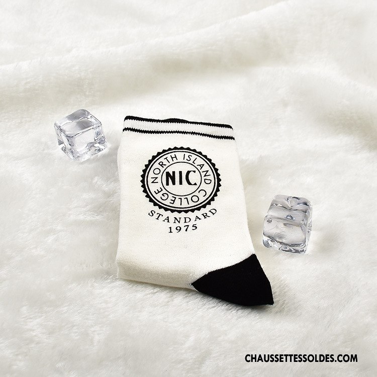 Chaussettes Mi Hautes Femme Animal Milieu Mode Modèle Tous Les Assortis Le Nouveau Gris