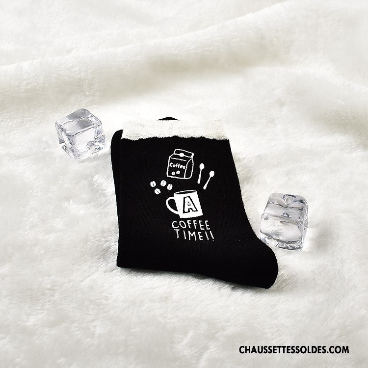 Chaussettes Mi Hautes Femme Animal Milieu Mode Modèle Tous Les Assortis Le Nouveau Gris