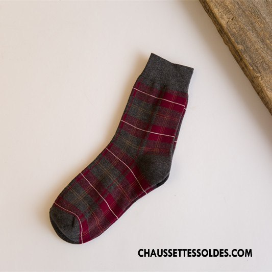 Chaussettes Mi Hautes Femme Art Milieu Doux Nouvelles Arrivées 100% Coton Style Chaud Coloré