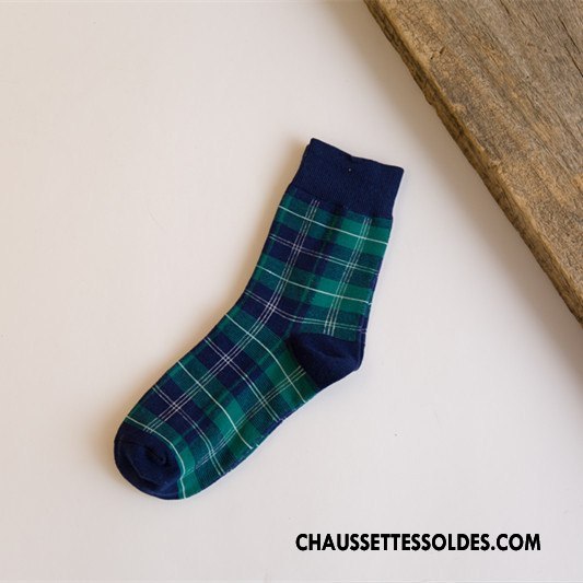 Chaussettes Mi Hautes Femme Art Milieu Doux Nouvelles Arrivées 100% Coton Style Chaud Coloré