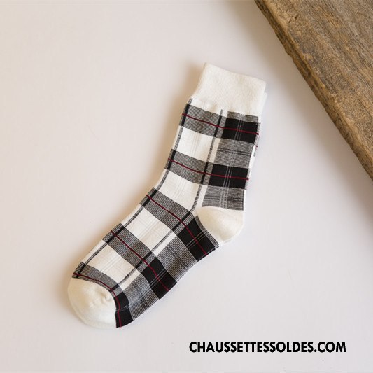 Chaussettes Mi Hautes Femme Art Milieu Doux Nouvelles Arrivées 100% Coton Style Chaud Coloré