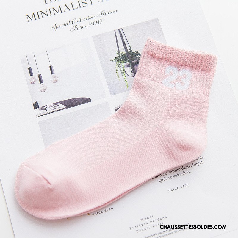 Chaussettes Mi Hautes Femme Casual Chaussettes En Coton Milieu Numérique Le Nouveau Hiver Couleurs De Bonbons Gris