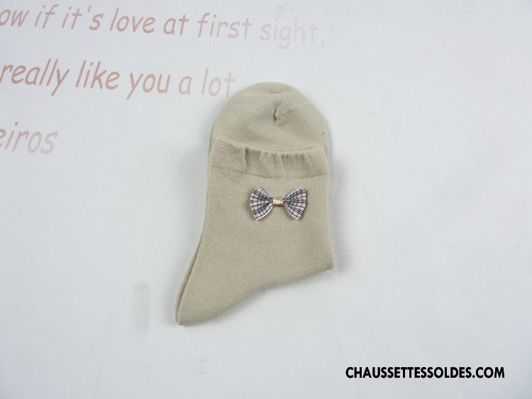 Chaussettes Mi Hautes Femme Casual Hiver Papillon Respirant Chaussettes En Coton Le Nouveau Bleu