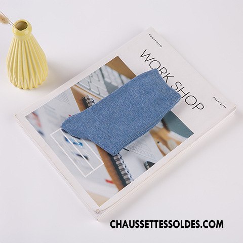 Chaussettes Mi Hautes Femme Coton Bio Hiver Créatif Nouvelles Arrivées L'automne Milieu Bordeaux Pure
