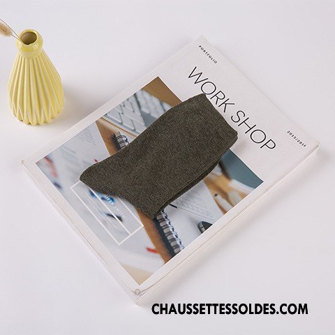 Chaussettes Mi Hautes Femme Coton Bio Hiver Créatif Nouvelles Arrivées L'automne Milieu Bordeaux Pure