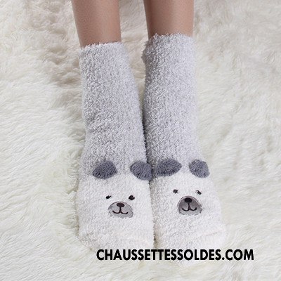 Chaussettes Mi Hautes Femme Dame Boite Cadeau Renforcé Milieu Serviette Hiver Or