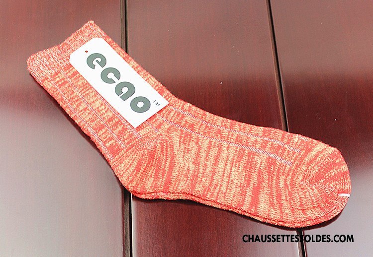 Chaussettes Mi Hautes Femme Dame Tendance Style National Milieu Coloré Bleu