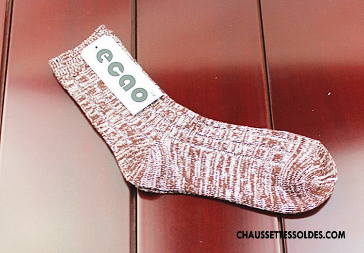 Chaussettes Mi Hautes Femme Dame Tendance Style National Milieu Coloré Bleu