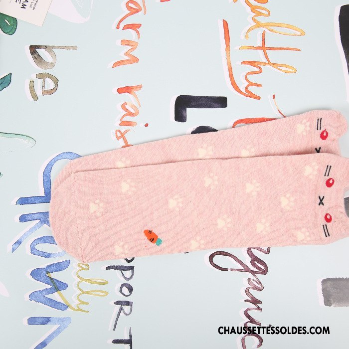 Chaussettes Mi Hautes Femme Dimensionnel Milieu Été Printemps Charmant Le Nouveau Vert