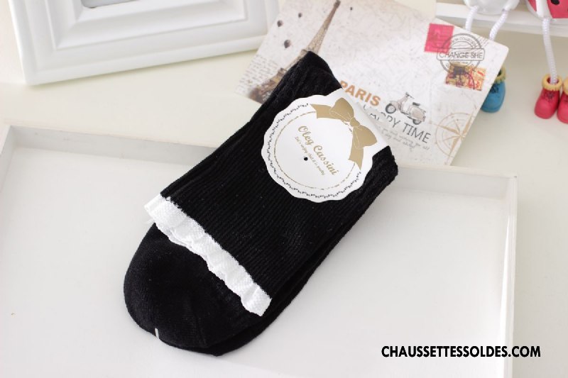 Chaussettes Mi Hautes Femme Enceintes Large Bouche Bouche Libre Matelassé Simple Pure Rose